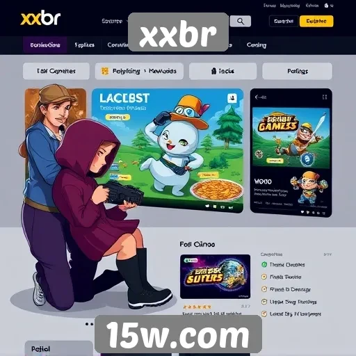 Recursos e funcionalidades do site xxbr para gamers
